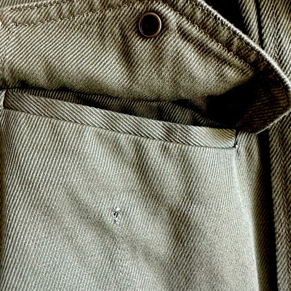 Zadig & Voltaire. Khaki cotton twill jacket / Jean Shirt - Picture 13 of 13